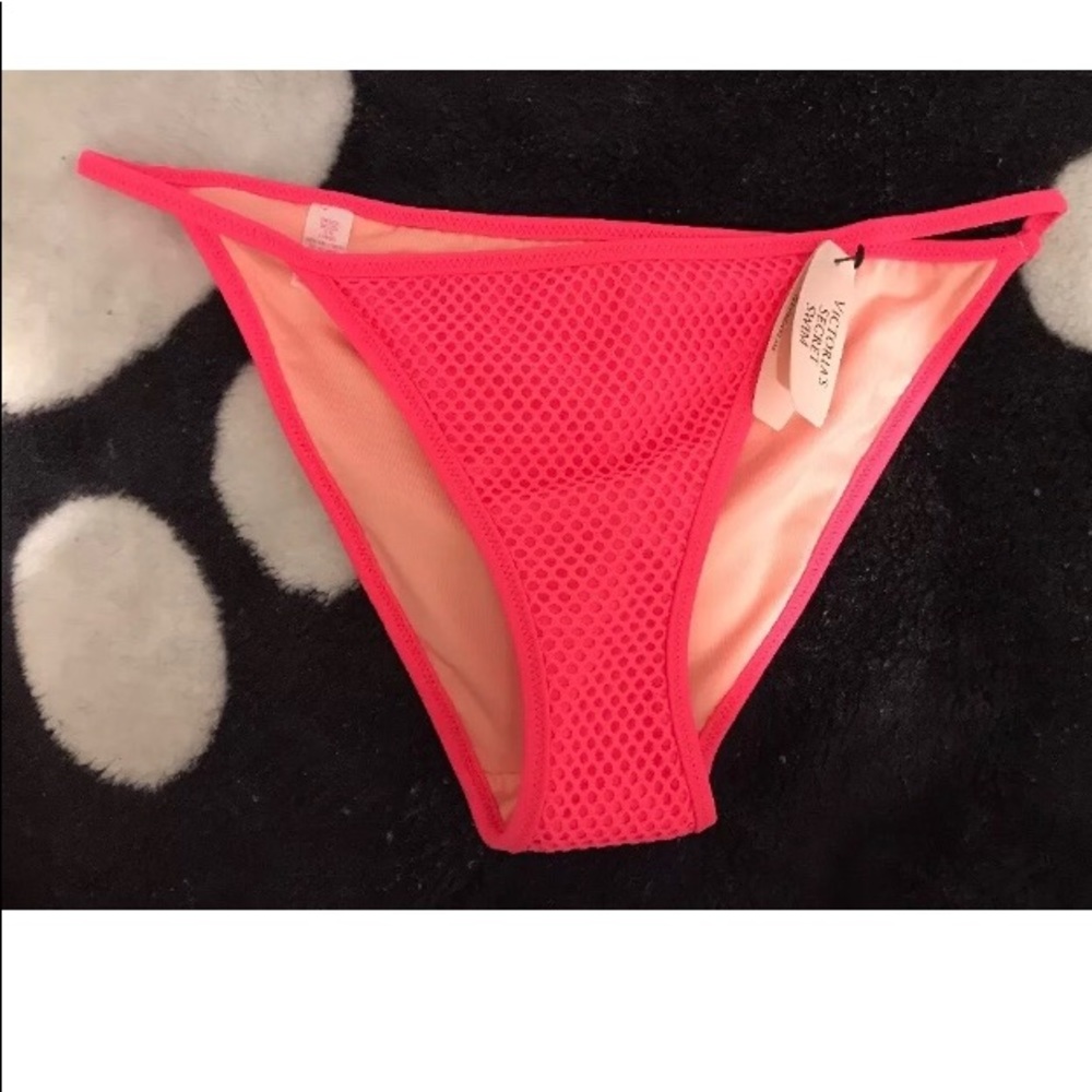 Victoria’s secret mesh string pink neon
