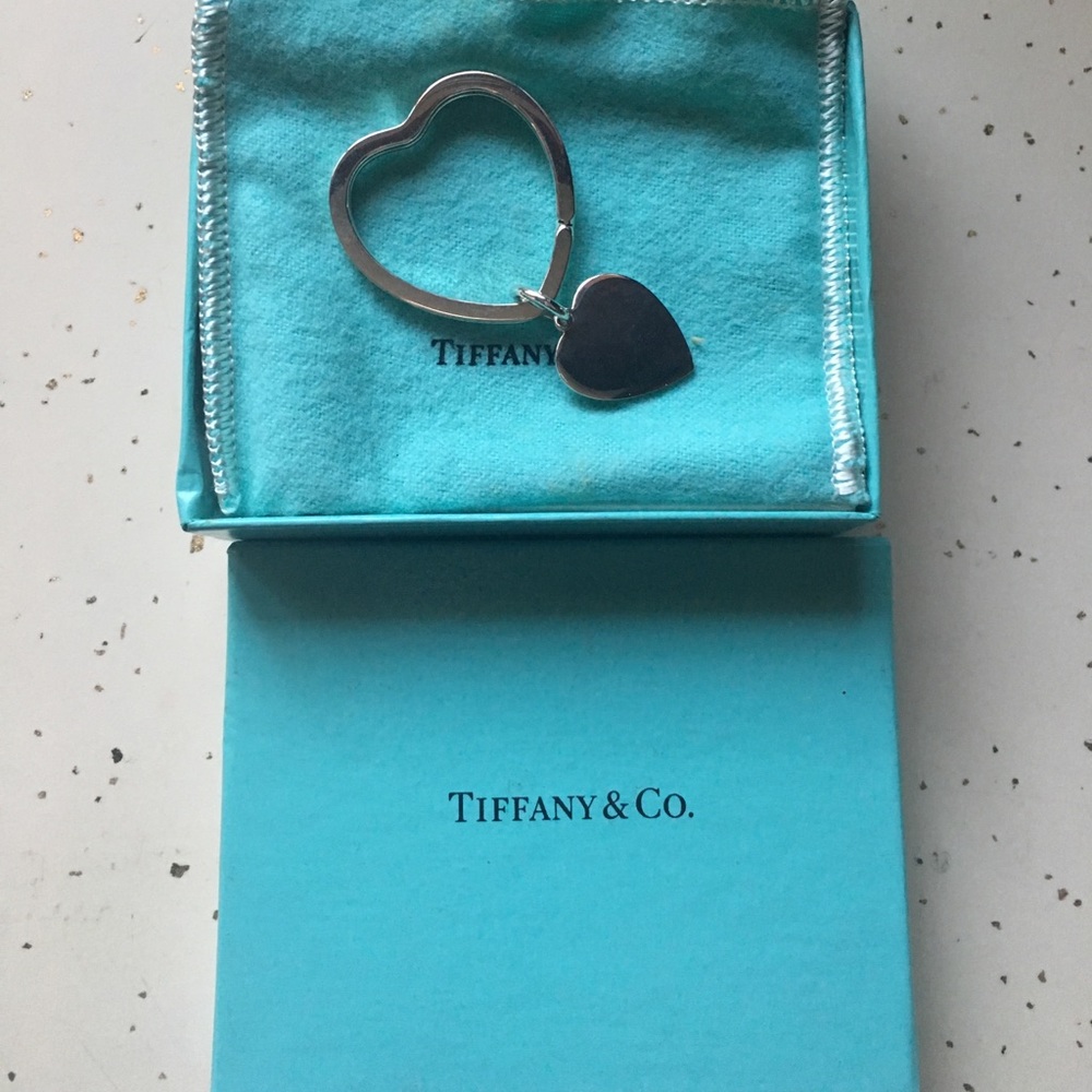 Tiffany & Co Key Ring- Heart Charm