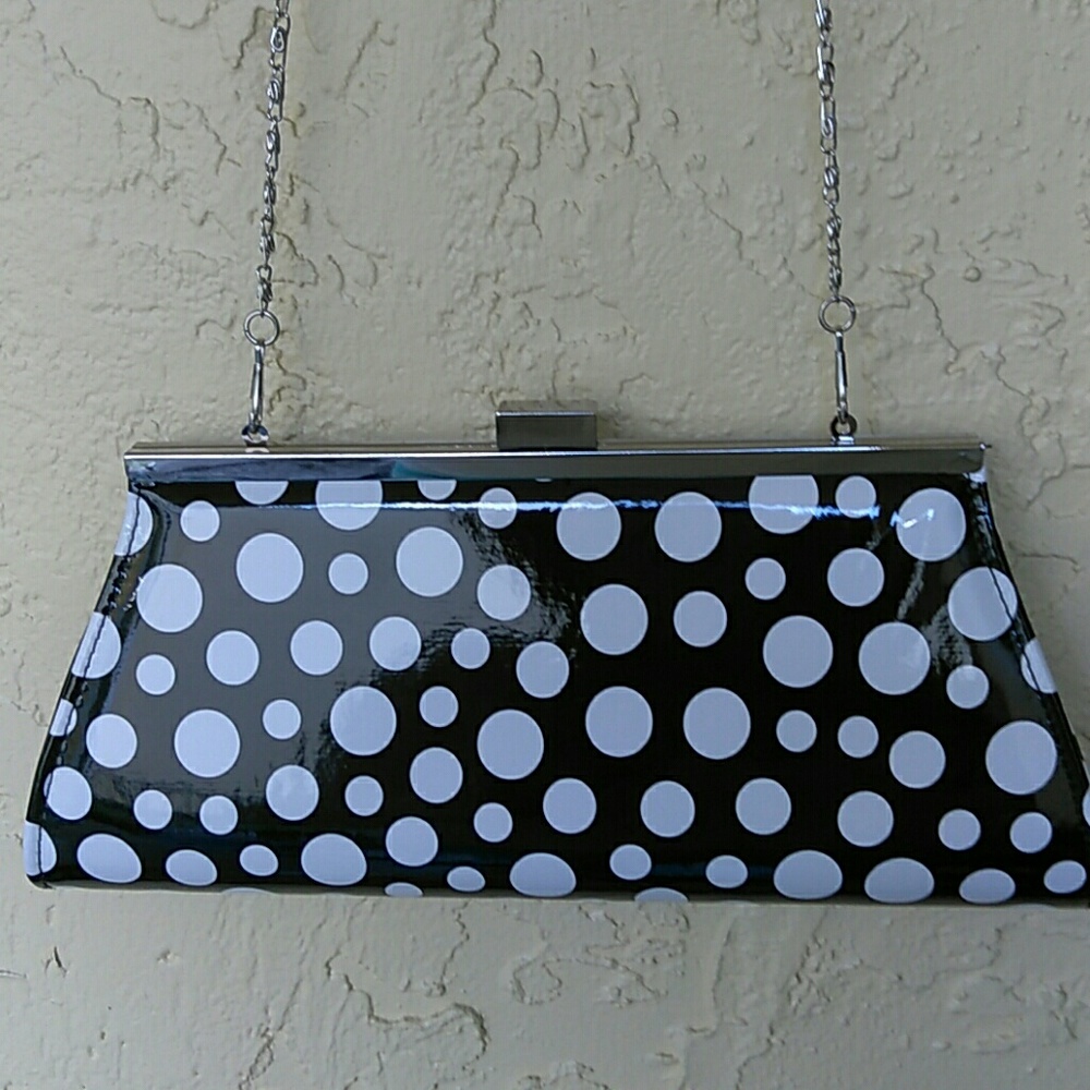 Polka dot evening bag....