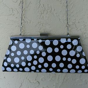Polka dot evening bag....