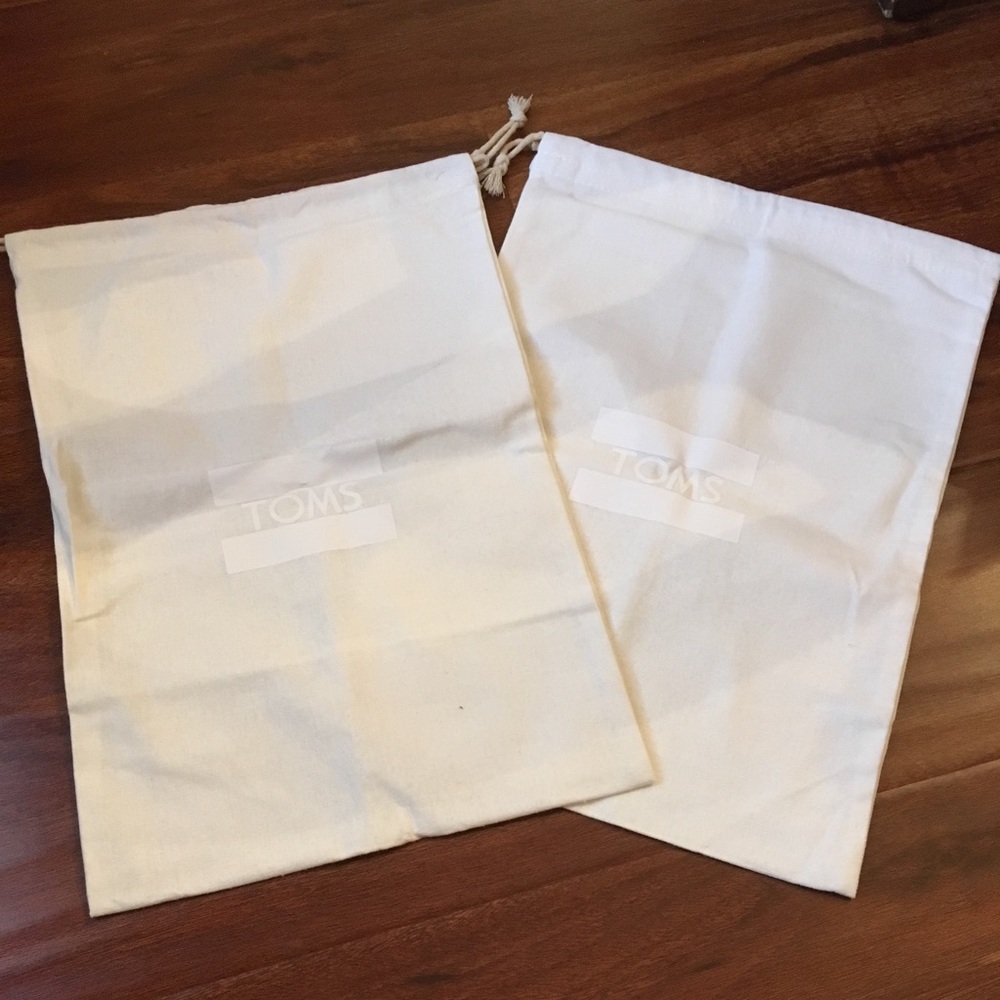 👟toms shoe dust bag 👞