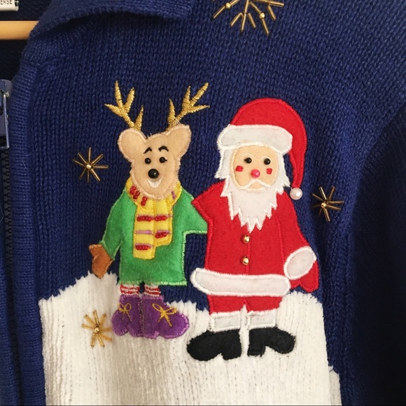 Ugly Christmas Sweater - size medium - Picture 2 of 8
