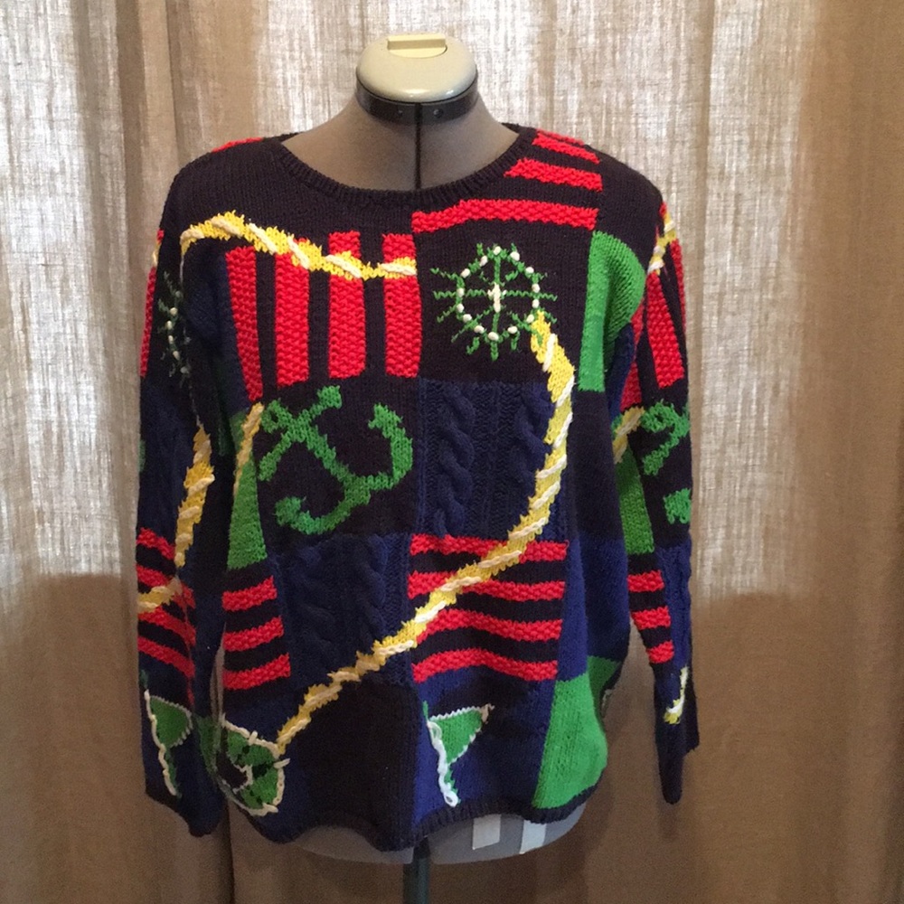 Classic! Eagles Eye Cotton Nautical Sweater