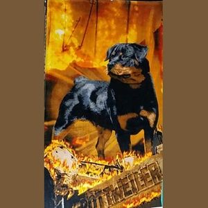 Rottweiler Beach Towel Brand New