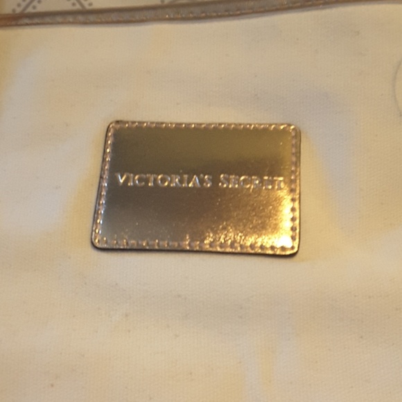 πHPπ Victoria's Secret rose gold canvas tote bag - Picture 2 of 8