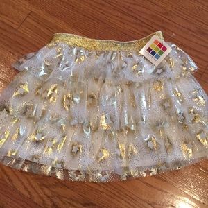 Gold star skirt