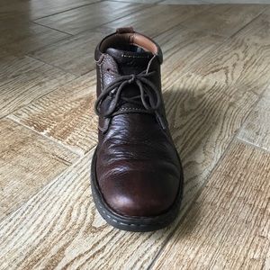 Clarks brown leather boots