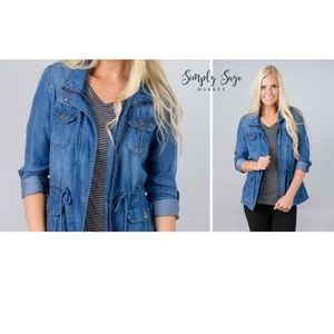 Jean Chambray Lightweight Jacket