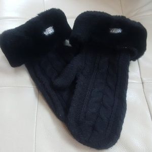 Australian Luxe Sheep Fur Trim Mittens -S- 👋