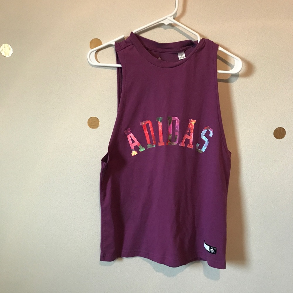 Adidas Climalite full circle cut out Tank Top