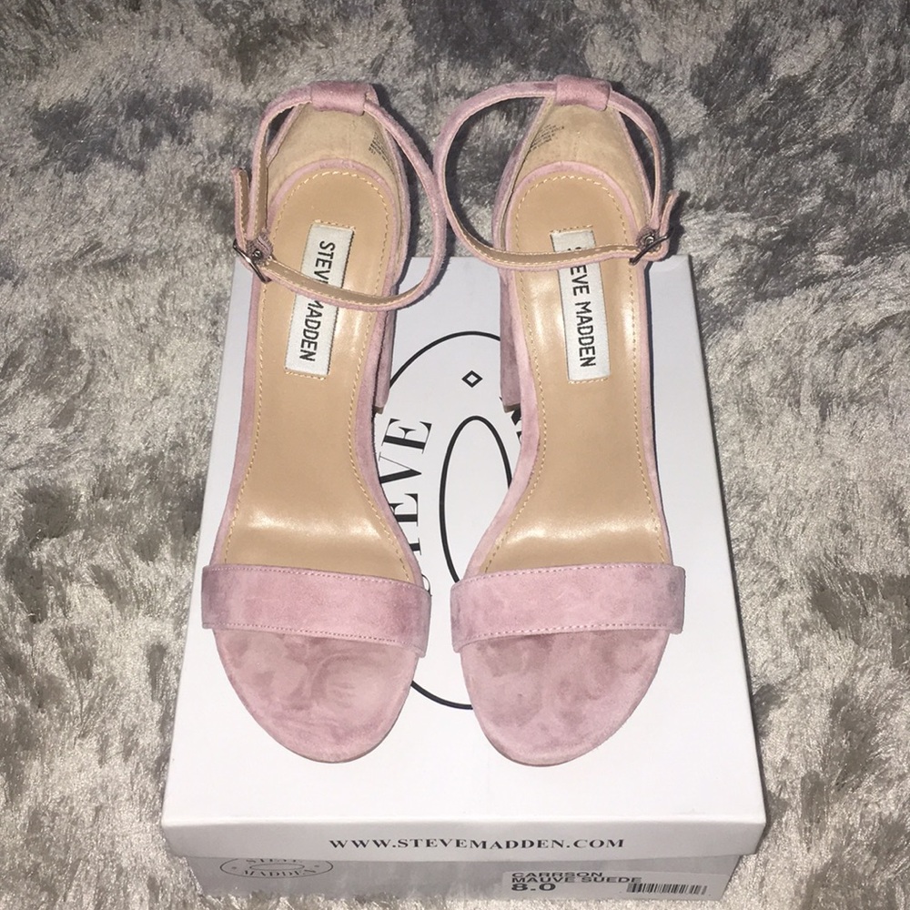 Steve Madden Carrson Mauve Suede Heels