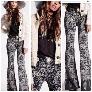 NWOT Free People Bali Flares