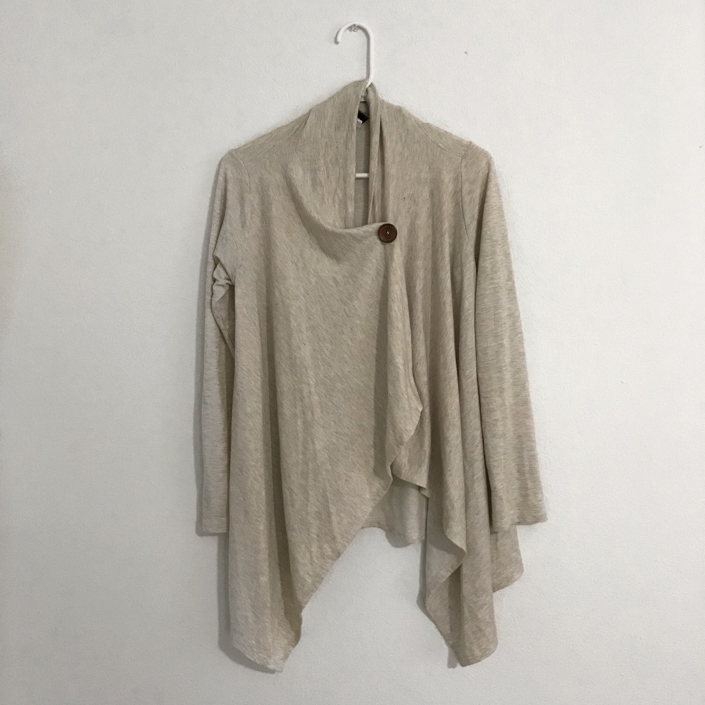 TAN BEIGE CARDIGAN