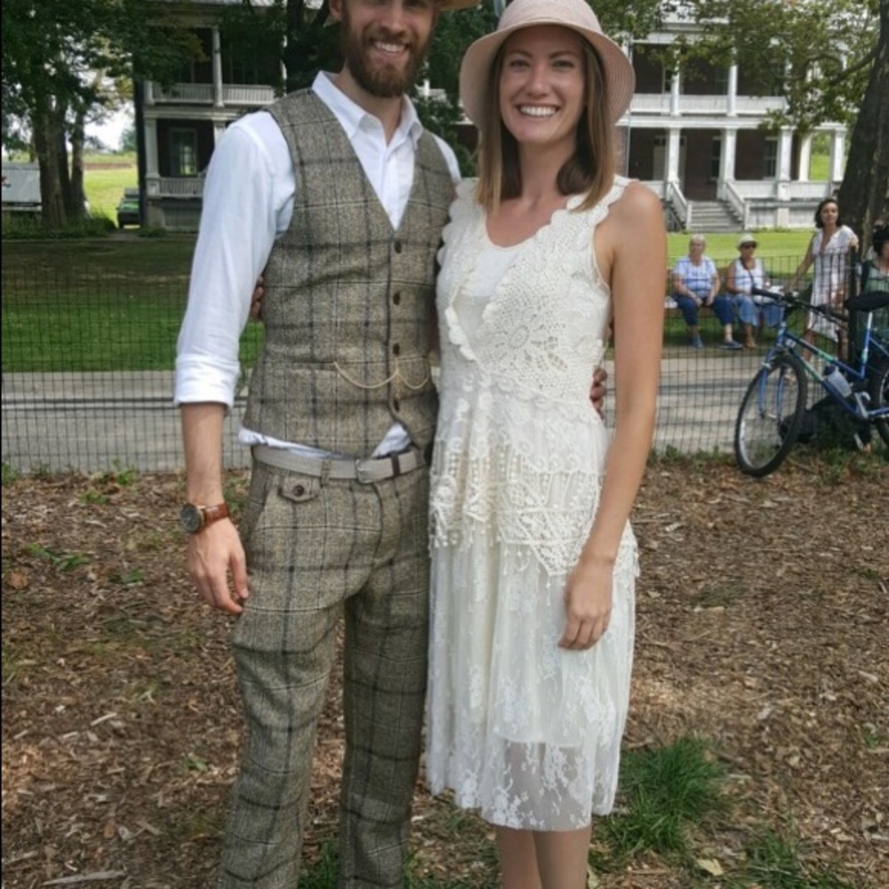 1920s lace dress