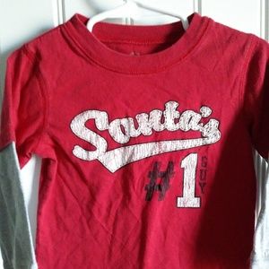 Carter's "Santa's #1 Guy" layered t-shirt
