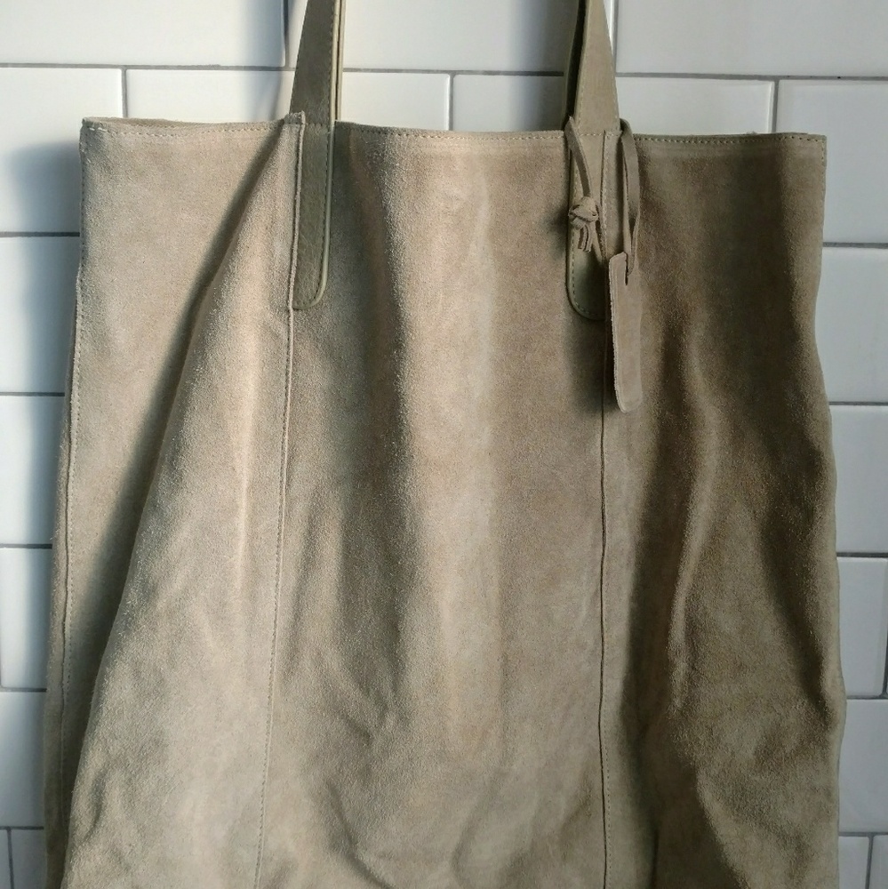 Merona Large Suede Tote Bag