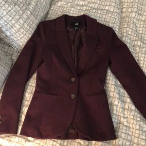 Burgundy Blazer