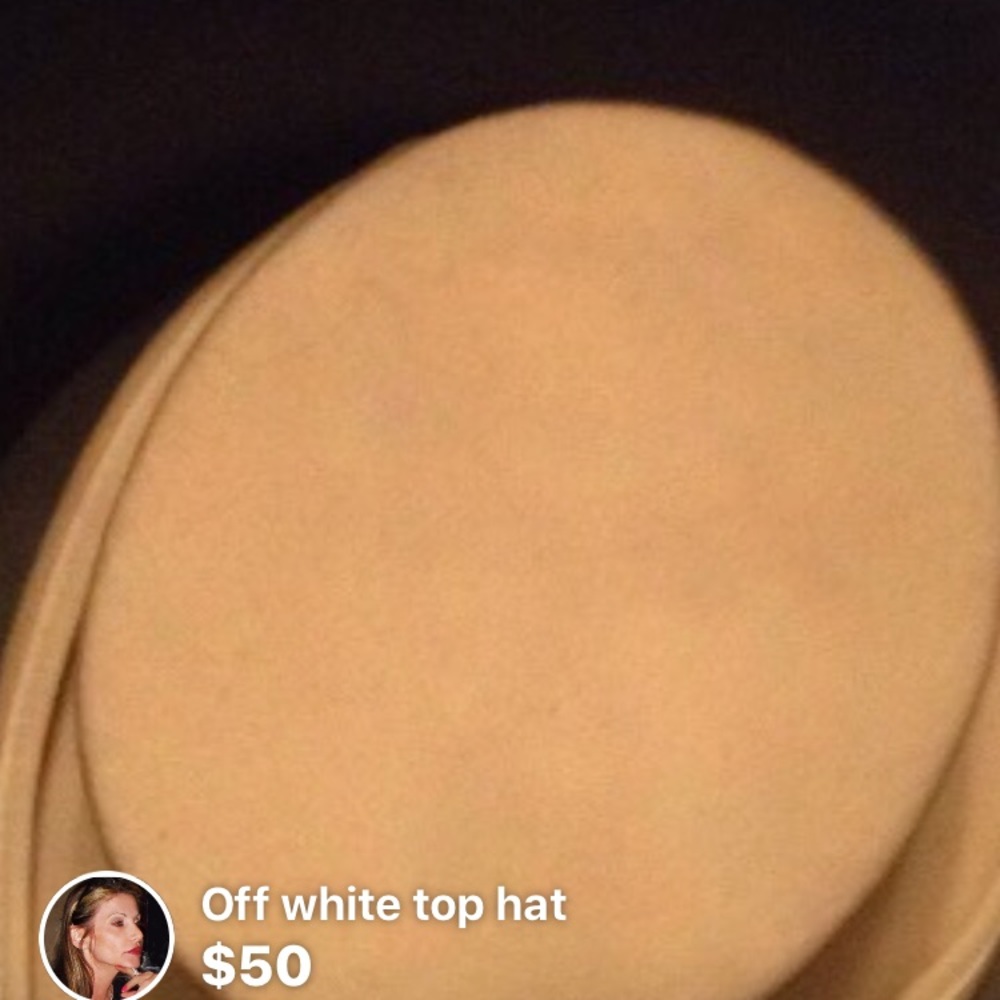Off White Top Hat - image 2