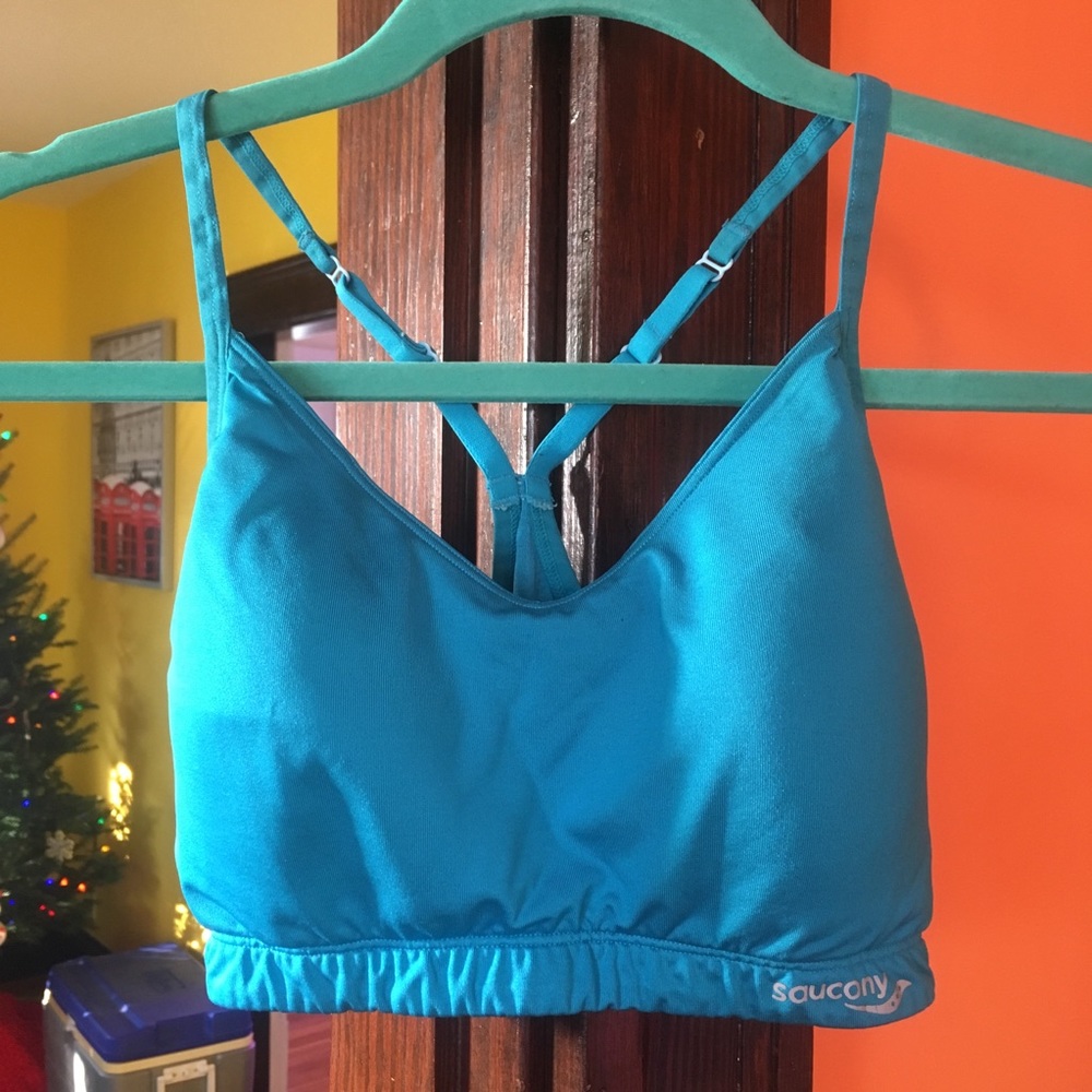 Teal Sports bra
