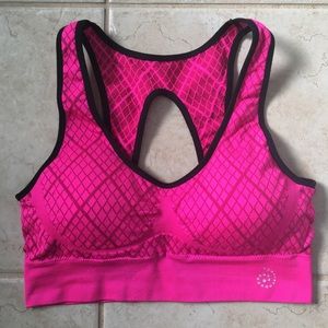 Hot pink Sports bra, size M