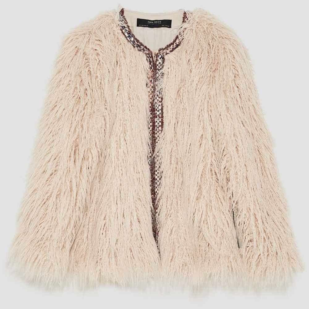 Zara Faux Fur Jacket