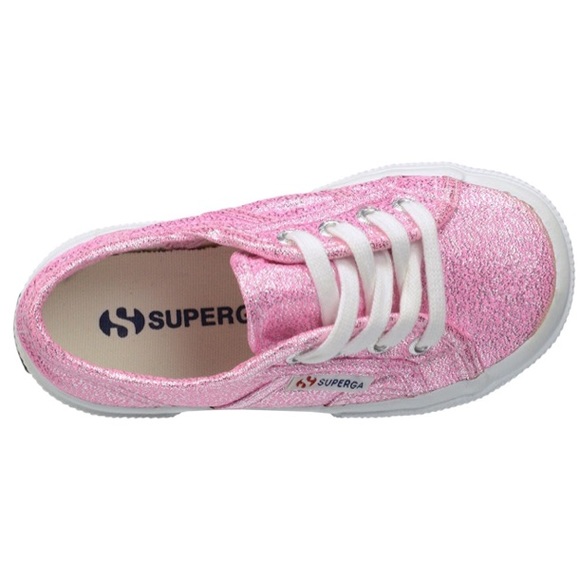 NWT Superga Pink Sparkle Sneakers - Picture 3 of 6