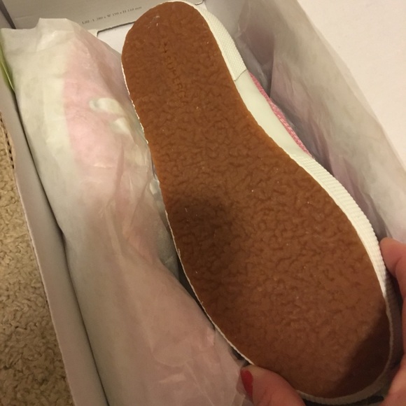 NWT Superga Pink Sparkle Sneakers - Picture 5 of 6