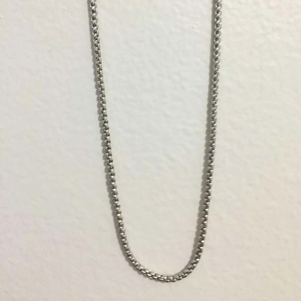 7121 18" Silver Wheat Chain