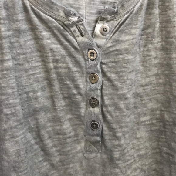 Free people Olive green sleeve tee/ Henley - Picture 5 of 6