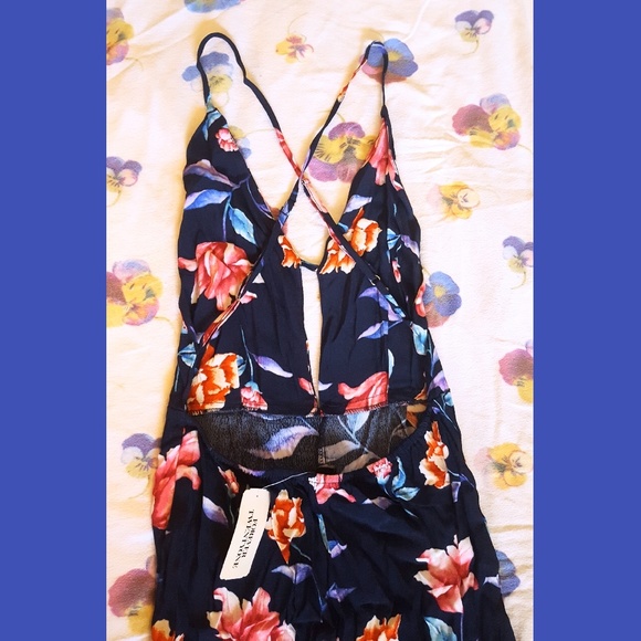 Strappy Floral Jumpsuit - Picture 4 of 4