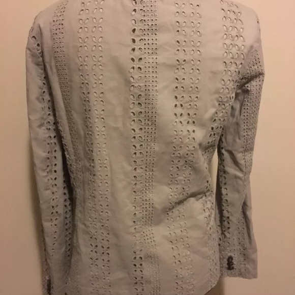 J.Crew Eyelet Blazer Size 8 - Picture 4 of 5