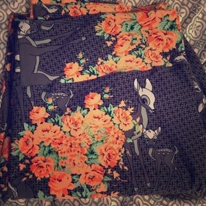LuLaRoe Disney Bambi Leggings TC