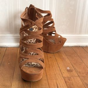 Dollhouse brand wedge sandals