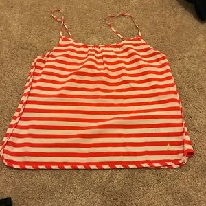 Juicy Couture red and white stripped top.