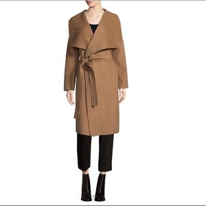 ✨ SOLD ✨ BADGLEY MISCHKA Wool Wrap Coat