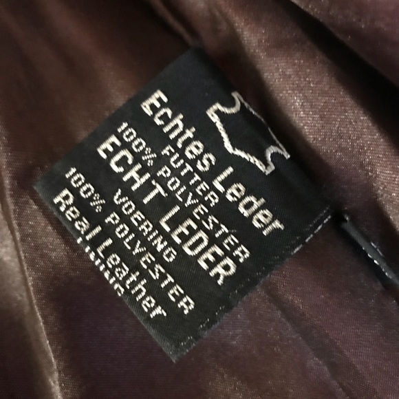 Real leather Motorcycle jacket w /removable liner - Picture 4 of 7