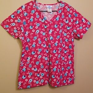 Ladybug Scrub Top
