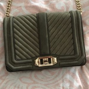 Rebecca Minkoff green crossbody bag