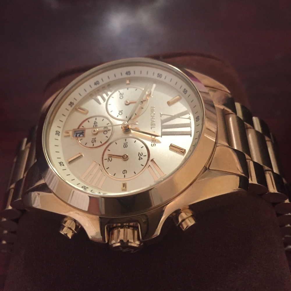 gold Michael Kors watch