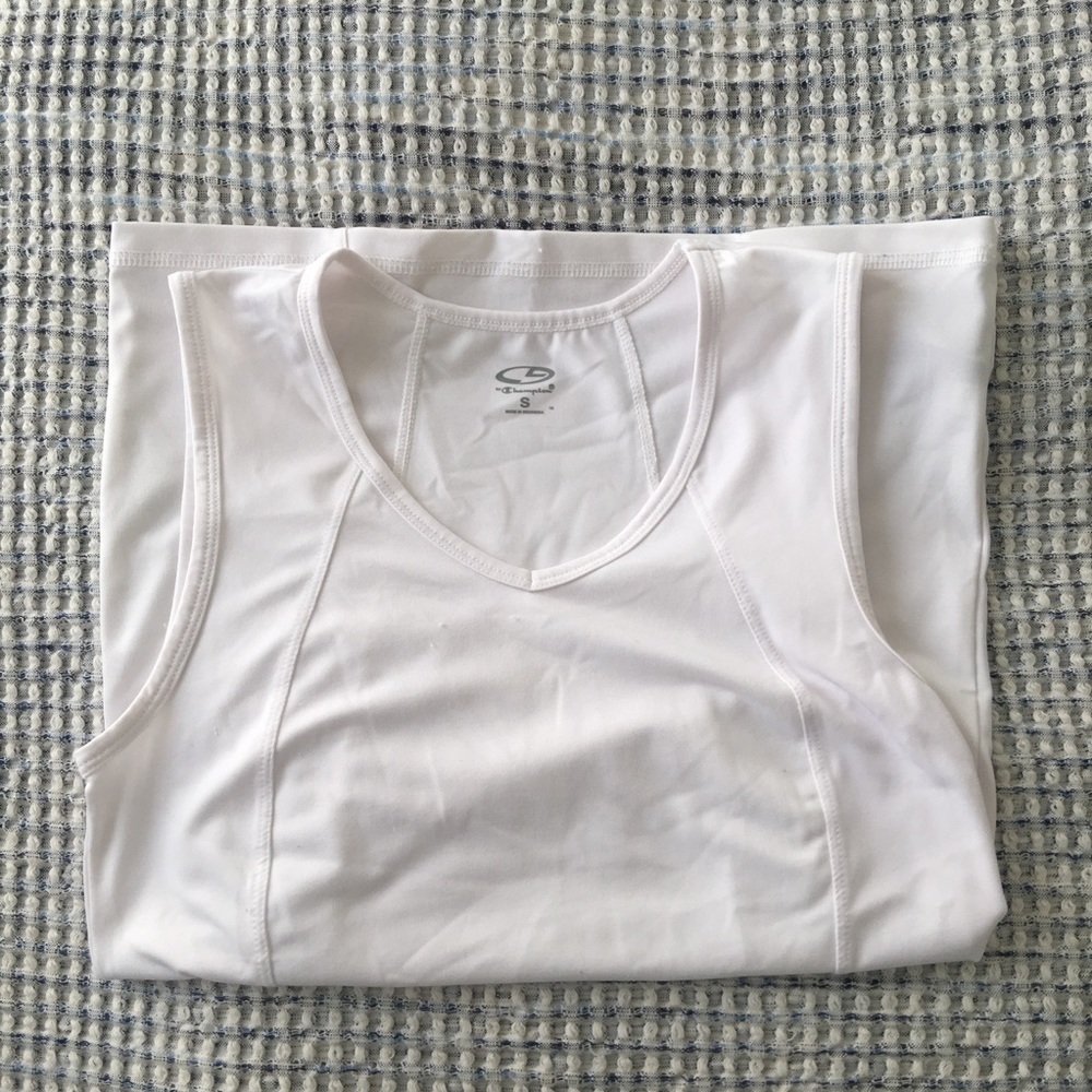 White workout shirt!
