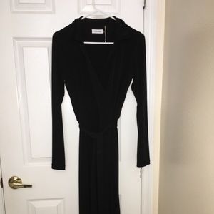 Calvin Klein wrap dress