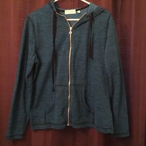 Zip up hooded jacket