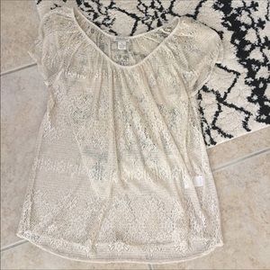 Lucky Brand Soft Gold Top