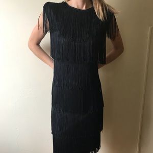 HW Collections Vintage Black Dress