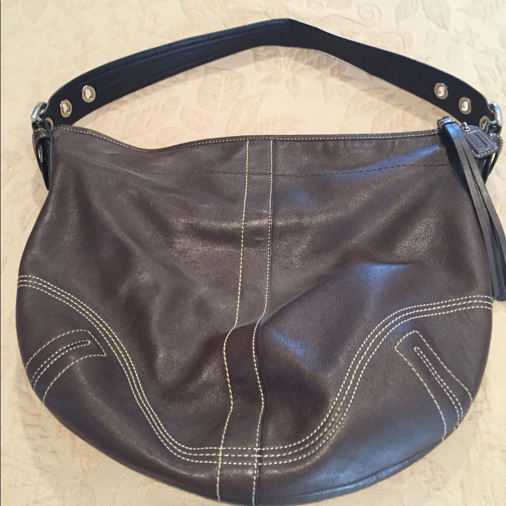 brown coach purse