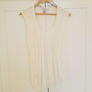 Gathered White Top