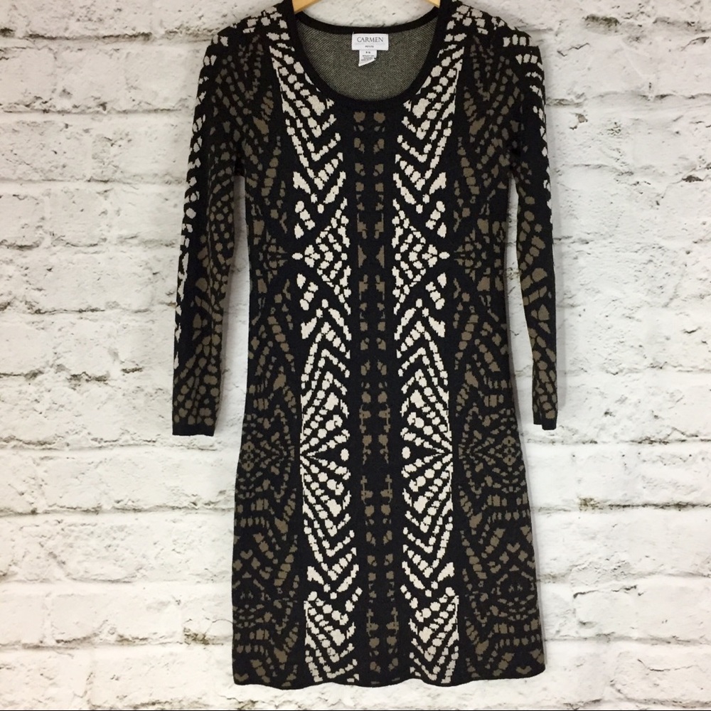 Carmen Marc Valvo Petite sweater dress size S
