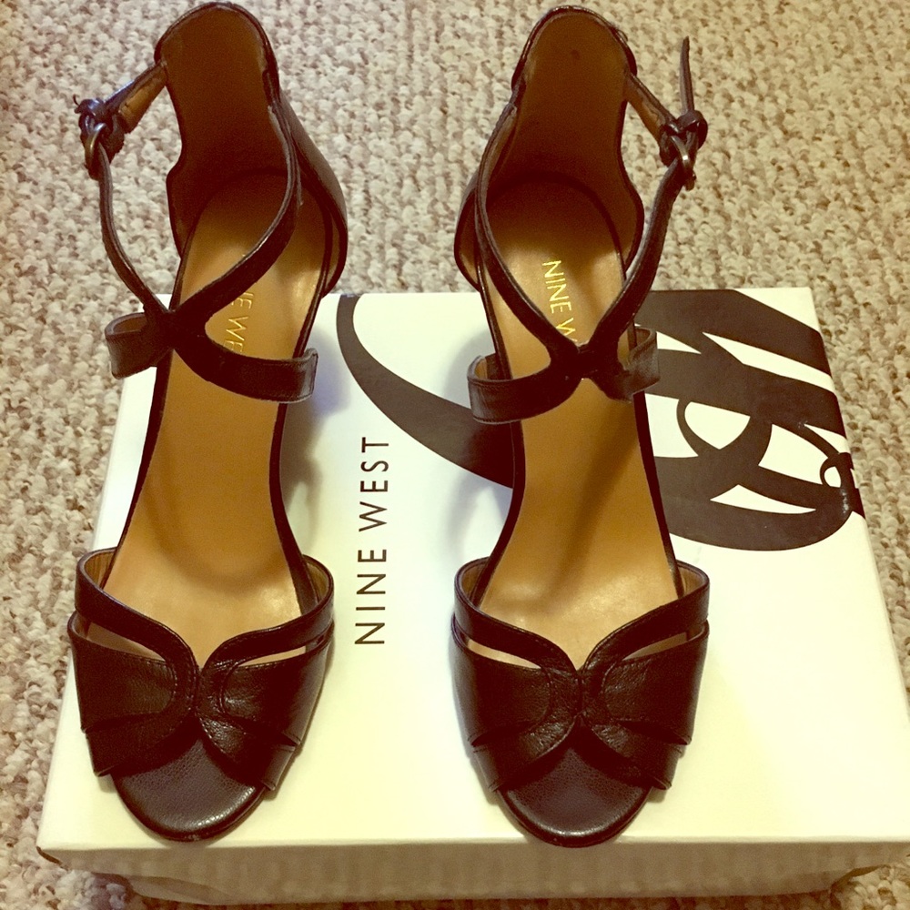 Middle heels wedges sandals