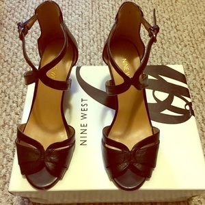 Middle heels wedges sandals