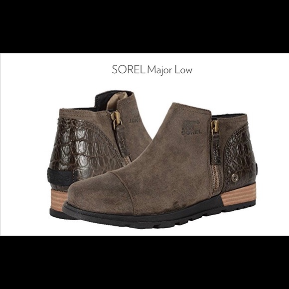 New in Box Sorel Major Low ❄️ size 9.5 ❄️ - Picture 1 of 8